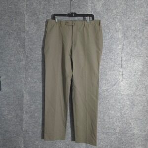 Incotex Men's Dress Pants in Olive Green
